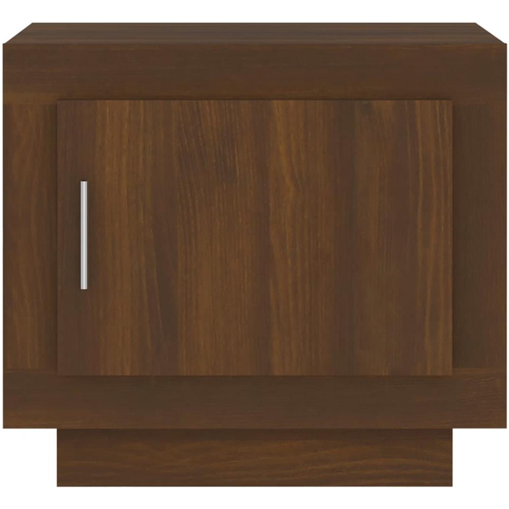 Tavolino Da Salotto Rovere Marrone 51x50x45 Cm Legno Compensato - Foto 3