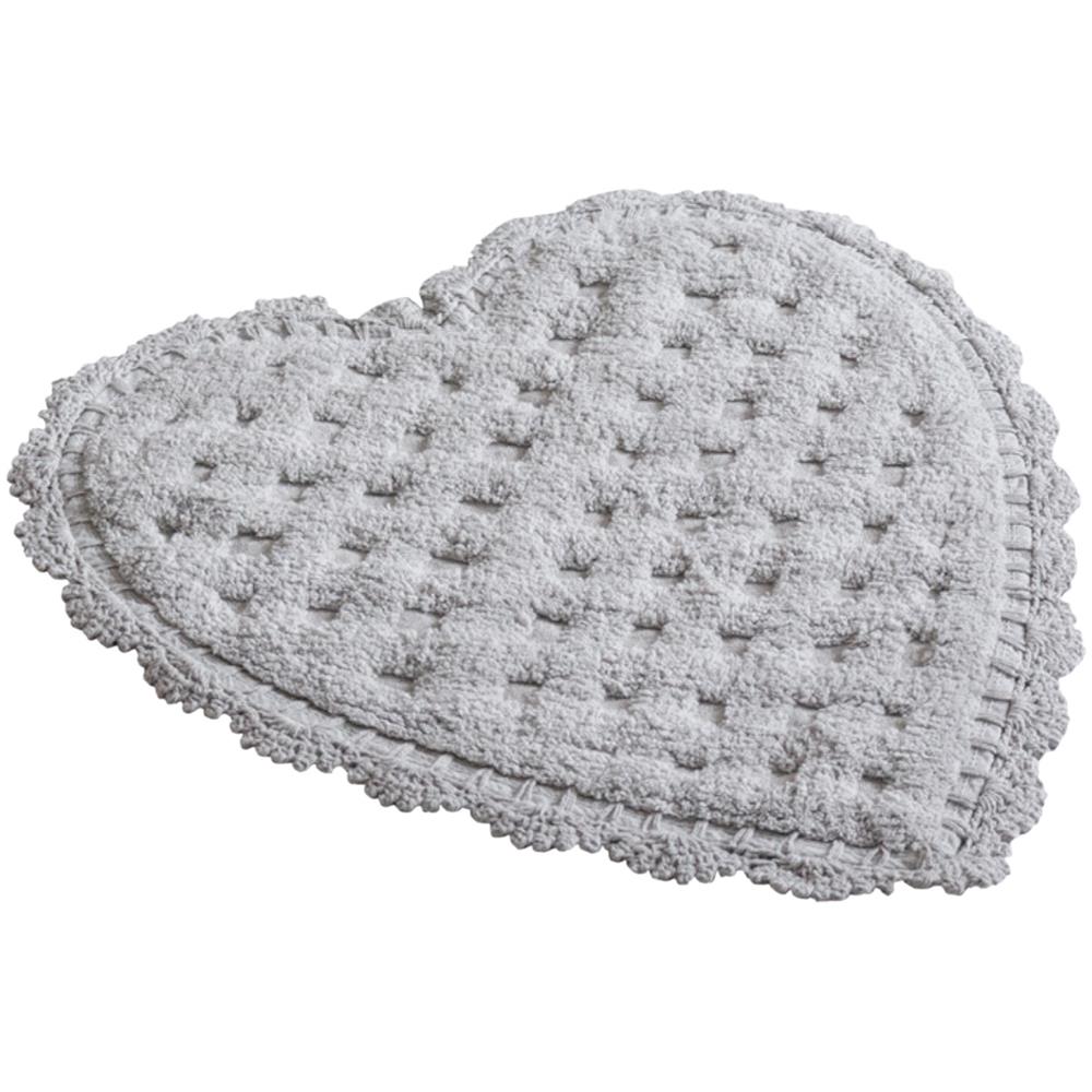 Tappeto Bagno Doccia Spugna Tappetino Assorbente Cotone Pelo Corto Mod. Giulietta Giulietta Grigio - Foto 1