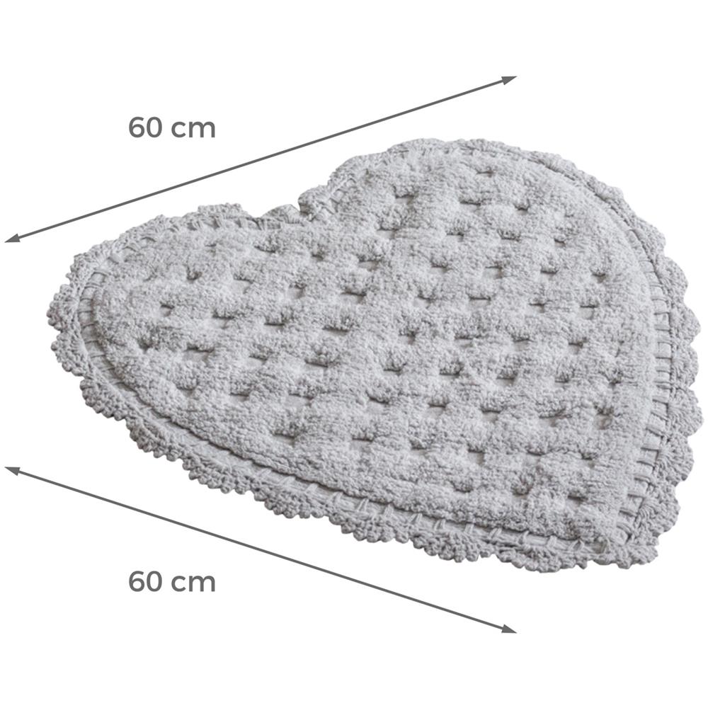 Tappeto Bagno Doccia Spugna Tappetino Assorbente Cotone Pelo Corto Mod. Giulietta Giulietta Grigio - Foto 5