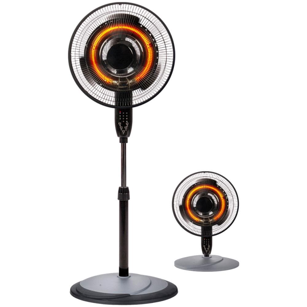 Stufa a Ventilatore Elettrico VESA05 Interno Potenza 2000 W Colore Nero /Grigio - Foto 1