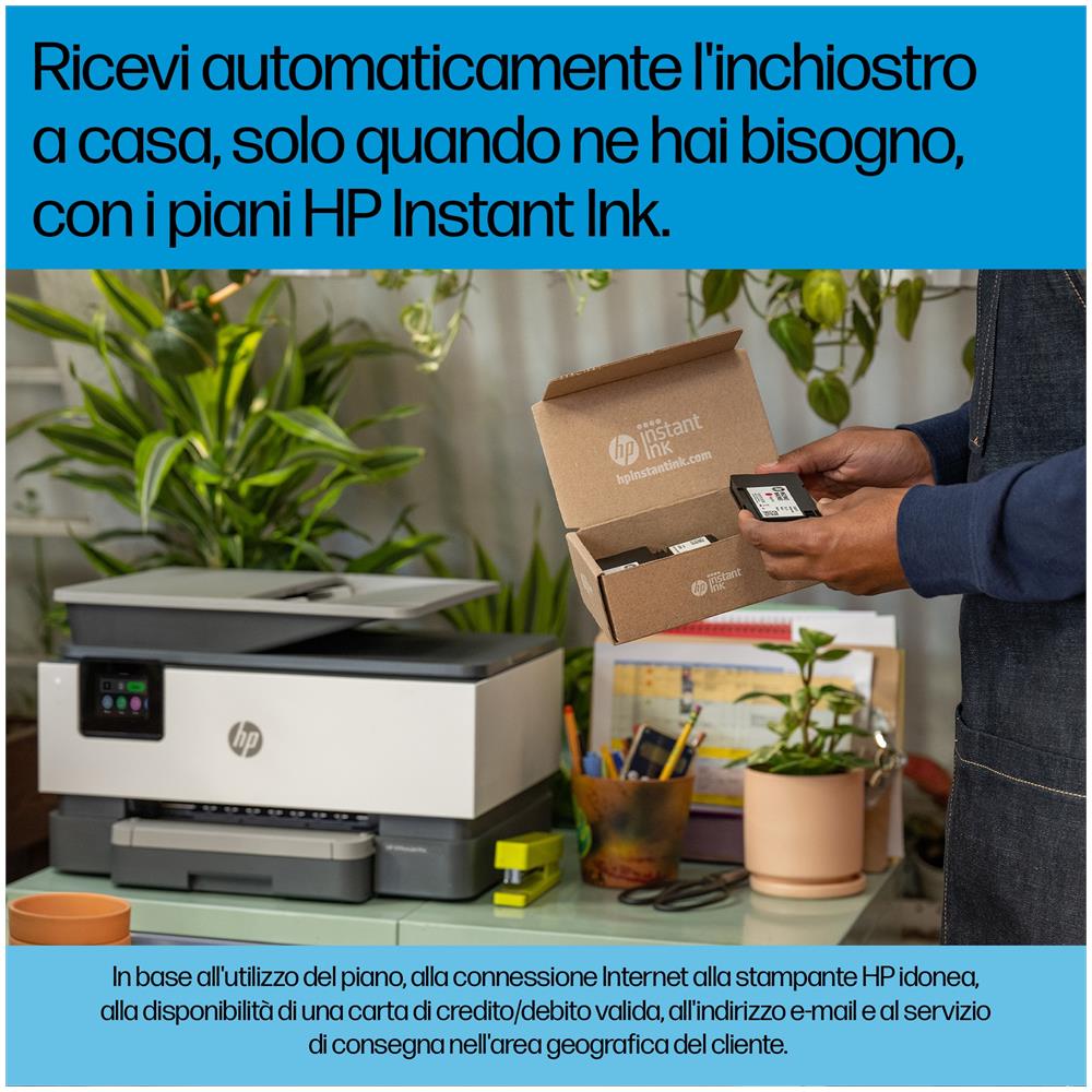 OfficeJet Pro Stampante multifunzione 9125e, Colore, Stampante per Piccole e medie imprese, Stampa, copia, scansione, fax, +; idonea a Instant Ink; stampa da smartphone o tablet; touchscreen; Scansione Smart Advance; Instant Paper; porta unità flash USB anteriore; Stampa fronte /retro; scansione fronte /retro; alimentatore automatico di documenti; Fax - Foto 19