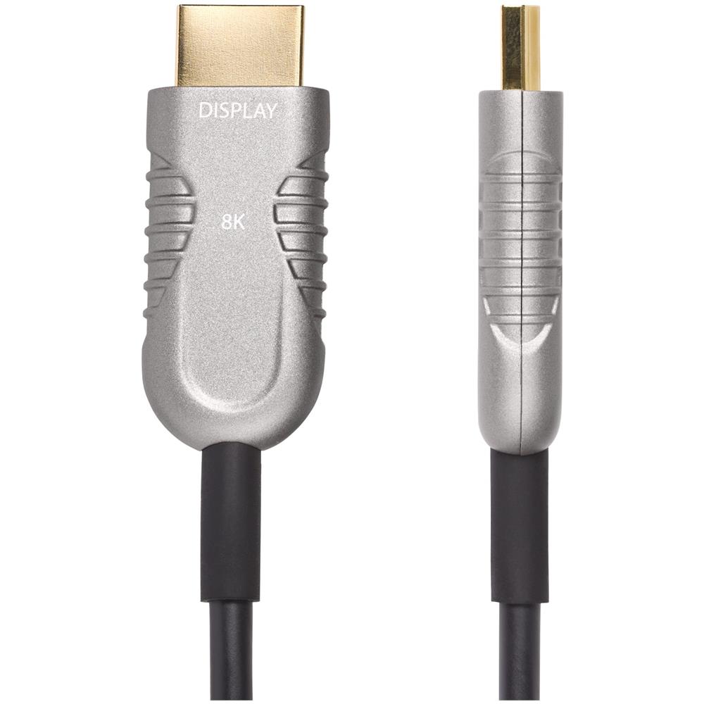 Cavo Ottico HDMI 2.1 Ibrido Attivo (AOC) da 15,2m, CMP, Classe Plenum, Cavo in fibra ottica 8K Ultra High Speed HDMI 2.1/2.0, 48Gbps, 8K 60Hz / 4K 120Hz, HDR10+ /FRL /TMDS /eARC - Foto 2