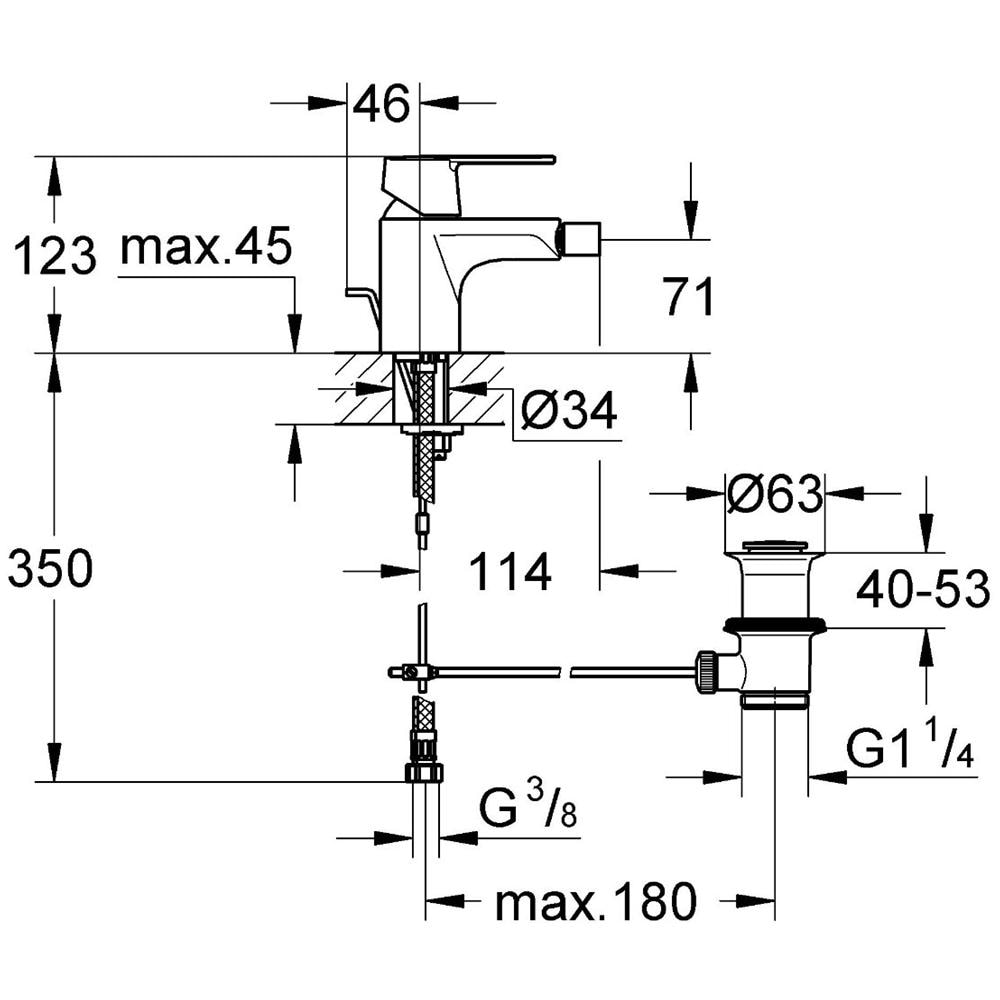 Get Miscelatore Monocomando Bidet - Foto 2