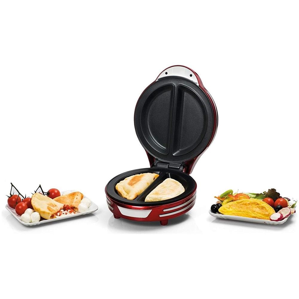 Omelette Maker Party Time Potenza 700 Watt Colore Rosso - Foto 13