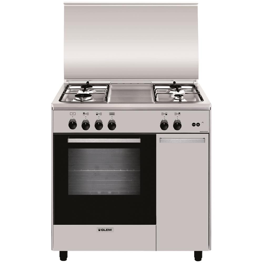 Cucina a Gas AS854GI 4 Fuochi Gas Forno Gas Classe A Dimensioni 80x50 Colore Inox Serie Alpha - Foto 1