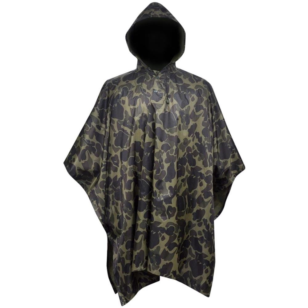 Poncho Impermeabile Mimetico Per Campeggio / escursioni - Foto 1