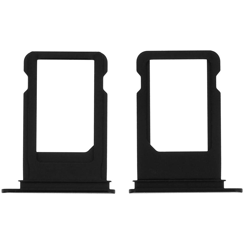 Slot Adattatore Scheda Nano Sim Per Apple Iphone 7 - Nero - Foto 2