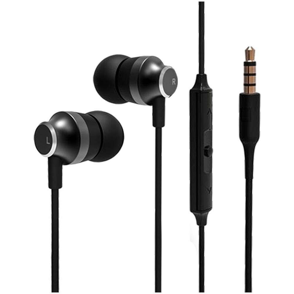 Auricolari Jack 3.5 Telecomando Microfono Wh-201 Original Nero - Foto 2