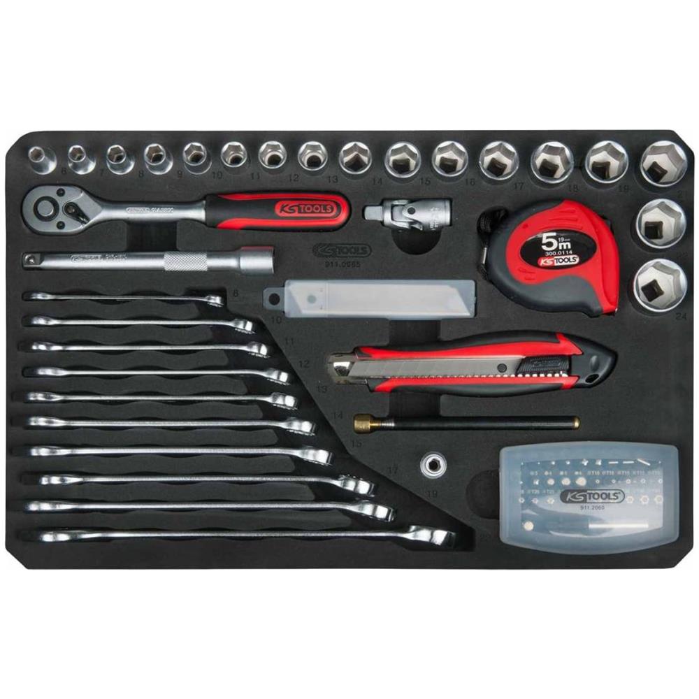 165 Pz Set Universale Di Attrezzi 3/8"" 911.0665 - Foto 8