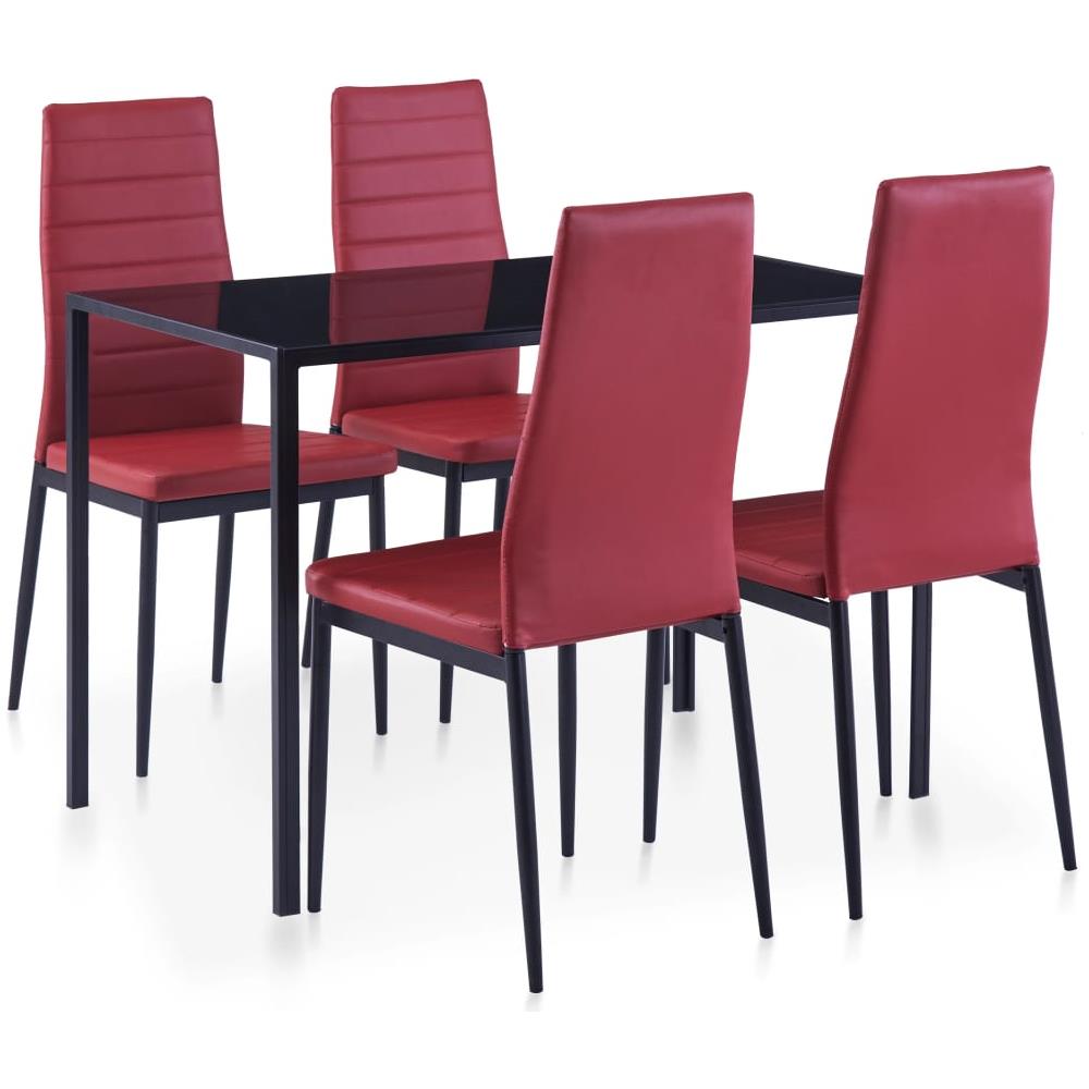 Set Da Pranzo 5 Pz Rosso Vino - Foto 1
