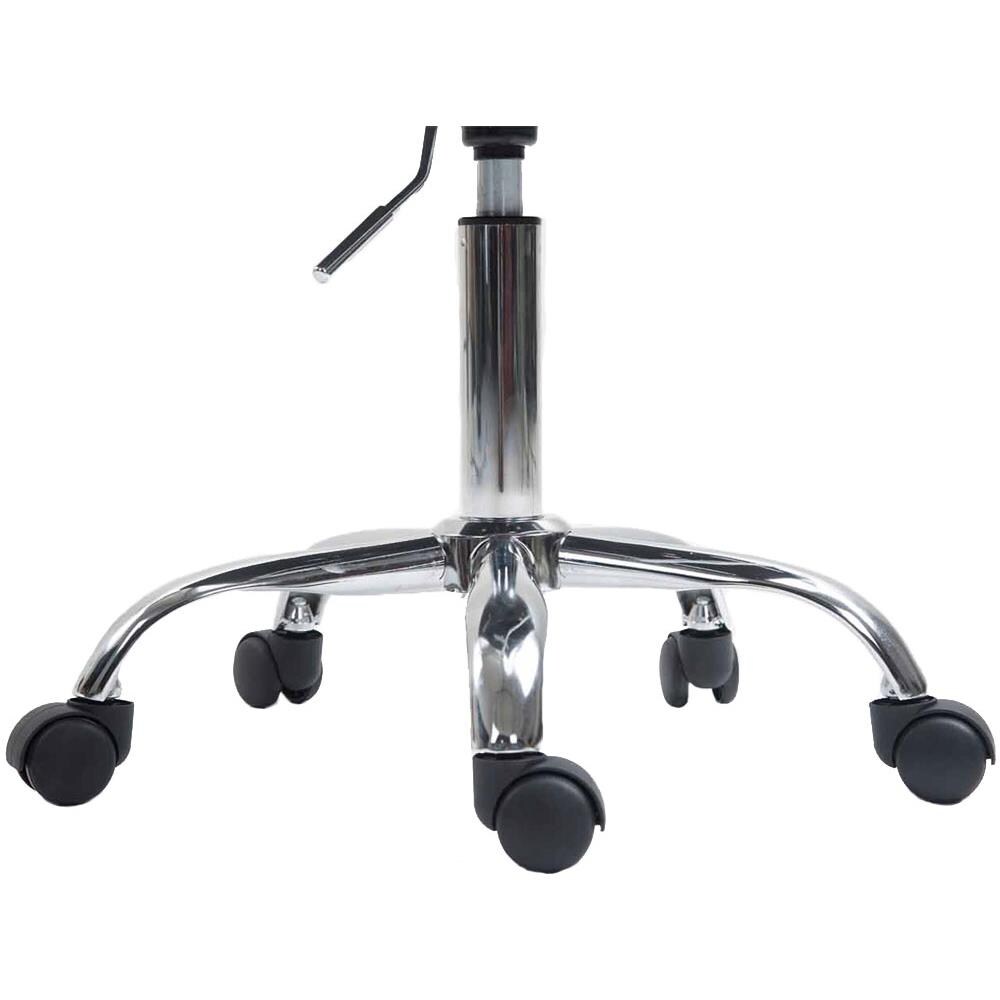 Sedia Ufficio Lucy in Similpelle - Sedia Studio Girevole, 5 Ruote E Braccioli - Sedia Direzionale Imbottita Ergonomica Carico Max 120KG Bianco - Foto 5