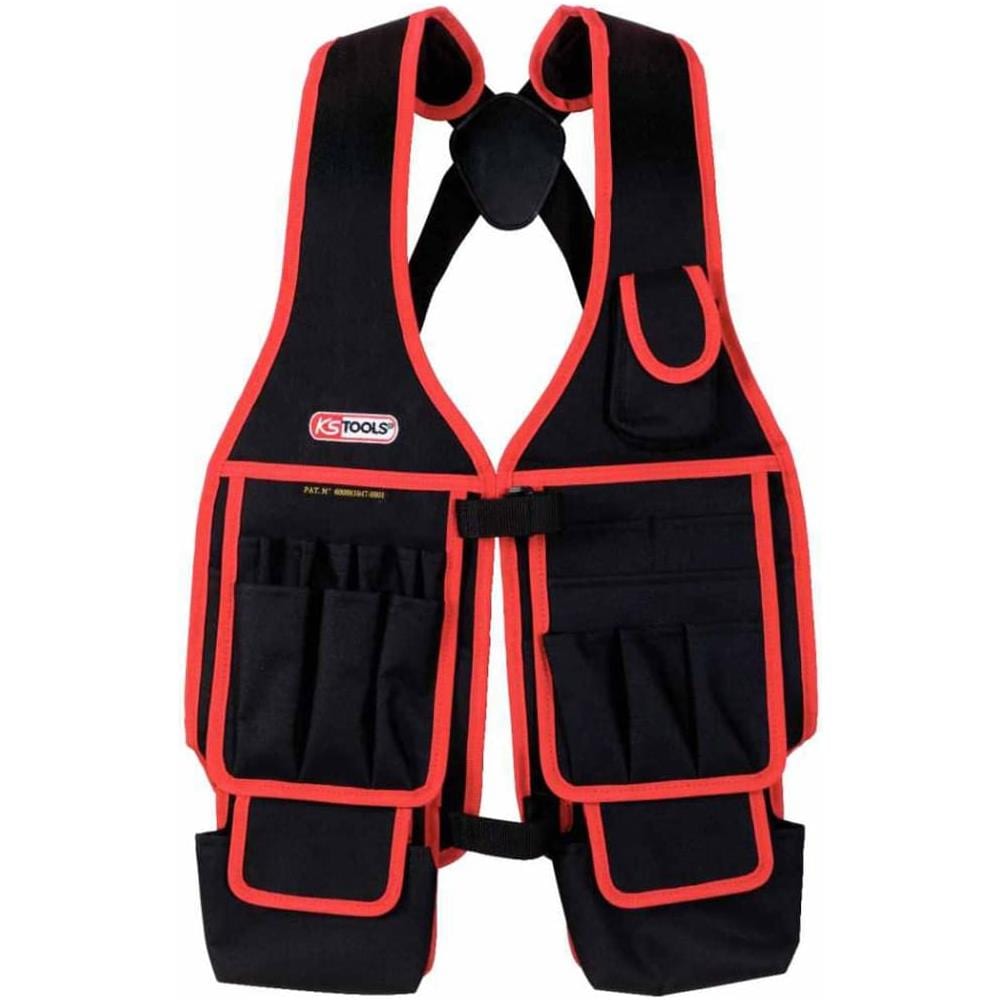 Gilet Porta Utensili Universale Nero E Rosso - Foto 1