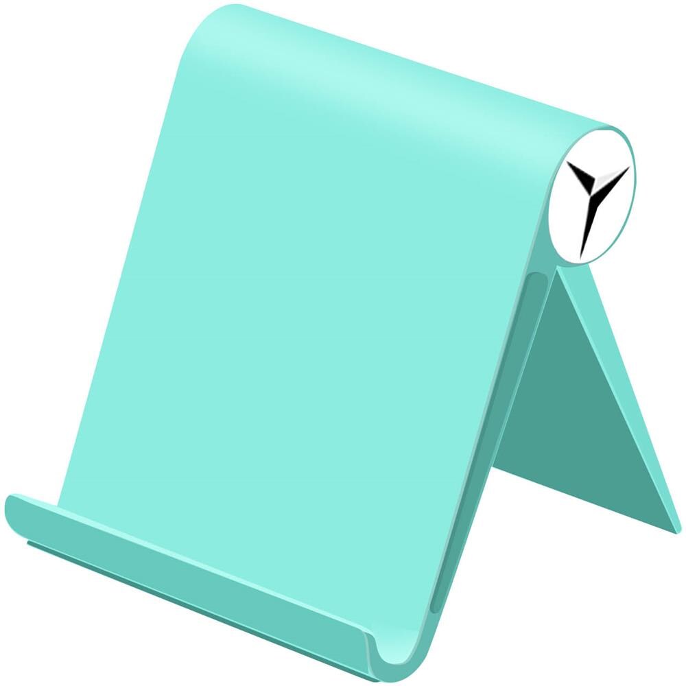 Supporto Da Scrivania Per Tablet / Telefono Multiposizione Pieghevole Turchese - Foto 1