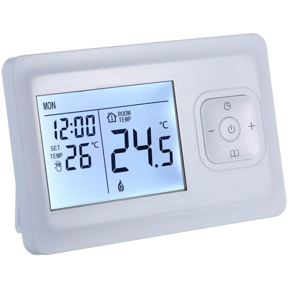 Home Flow Programmabile Termostato Wi-Fi Home Flow - Programmabile, Compatibile Con Alexa E Google Home, Per Riscaldamento Intelligente Termostato Programmabile - Foto 6