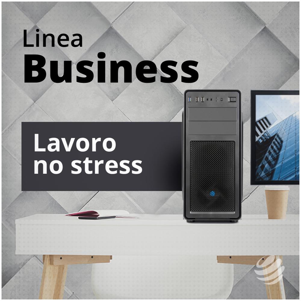 Pc Desktop Assemblato Business 5 Intel Core i5-11400 Hexa Core 2,6 GHz Ram 16 GB Hard Disk 1 TB SSD 480 GB 3xUSB 3.0 Windows 10 Pro   - Foto 5