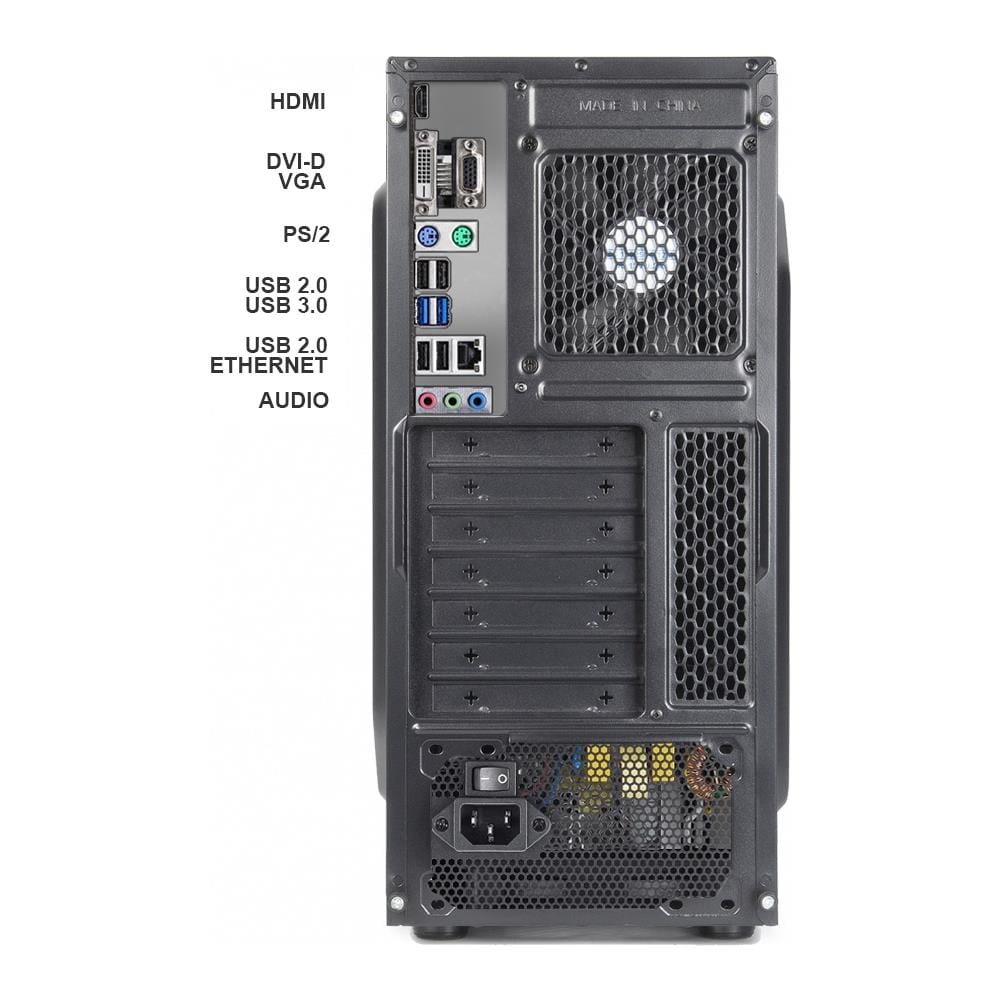 Pc Desktop Assemblato Business 5 Intel Core i5-11400 Hexa Core 2,6 GHz Ram 16 GB Hard Disk 1 TB SSD 480 GB 3xUSB 3.0 Windows 10 Pro   - Foto 2