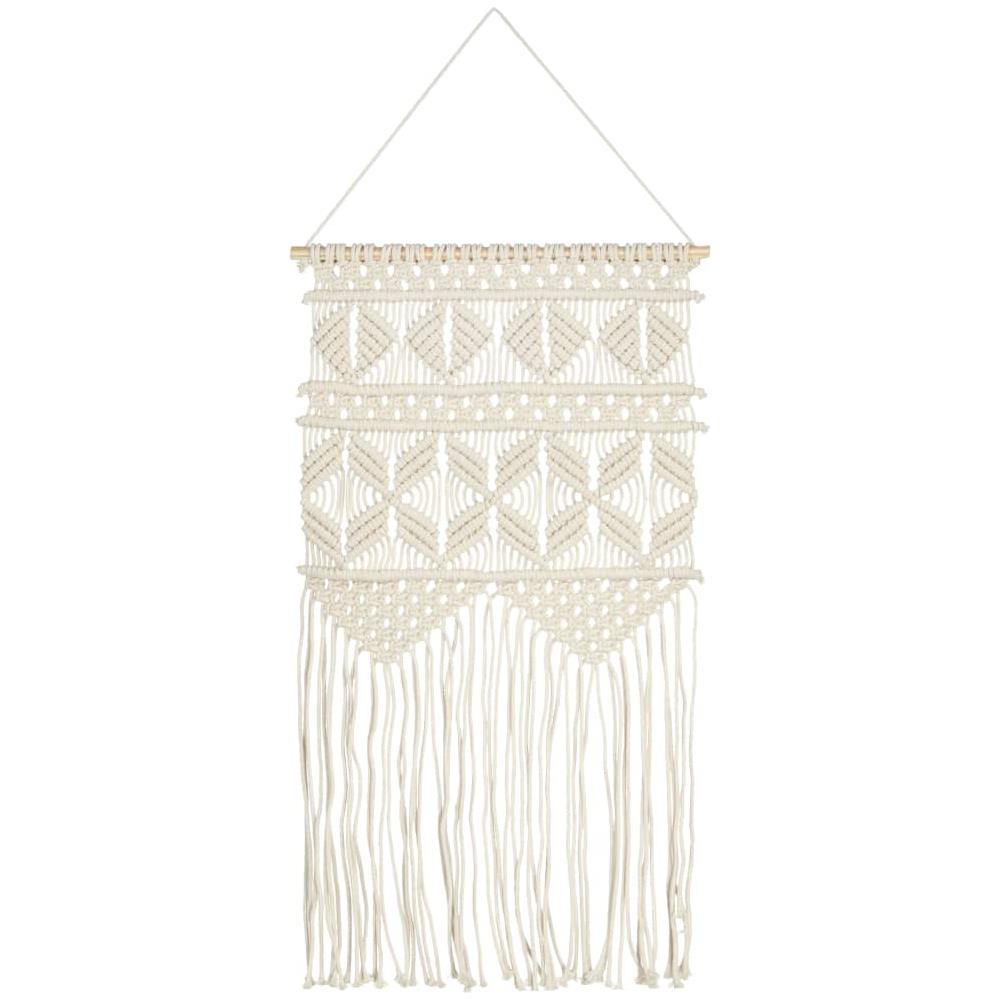 Decorazione da Parete in Macramè 40x80 cm Cotone - Foto 1