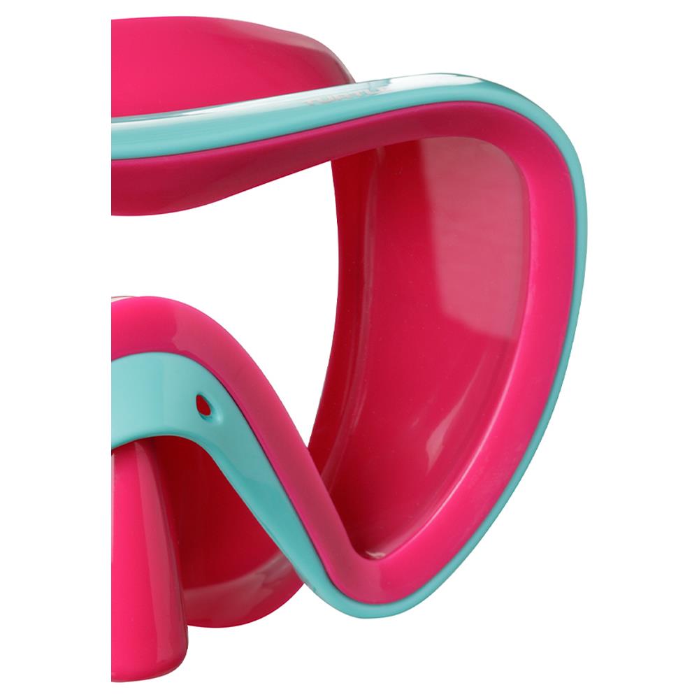 Maschera Turtle Trasparente Rosa - Foto 2
