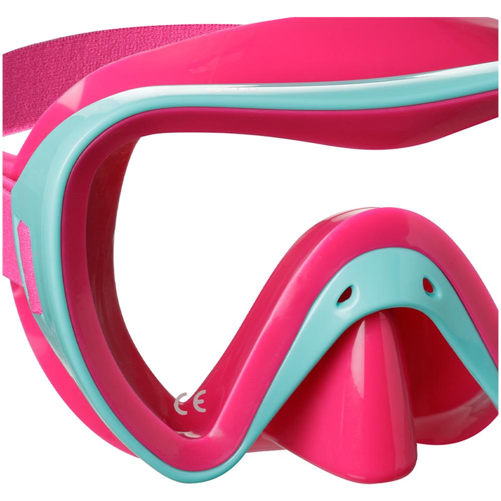 Maschera Turtle Trasparente Rosa - Foto 3
