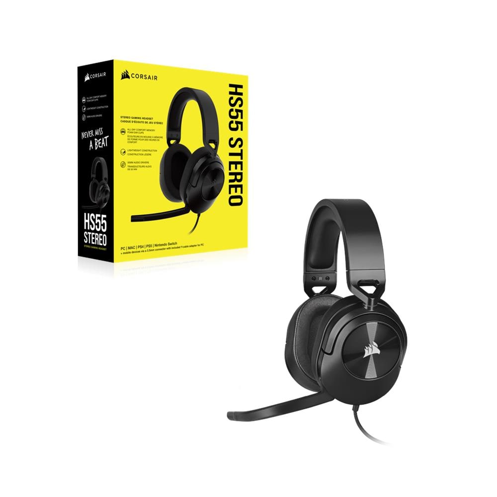 Hs55 Stereo Auricolare Cablato Portatile Giocare Carbonio - Foto 4