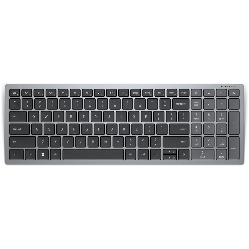 Tastiera Bluetooth KB740-GY-R-INT (Layout US International) Colore Nero - Foto 1
