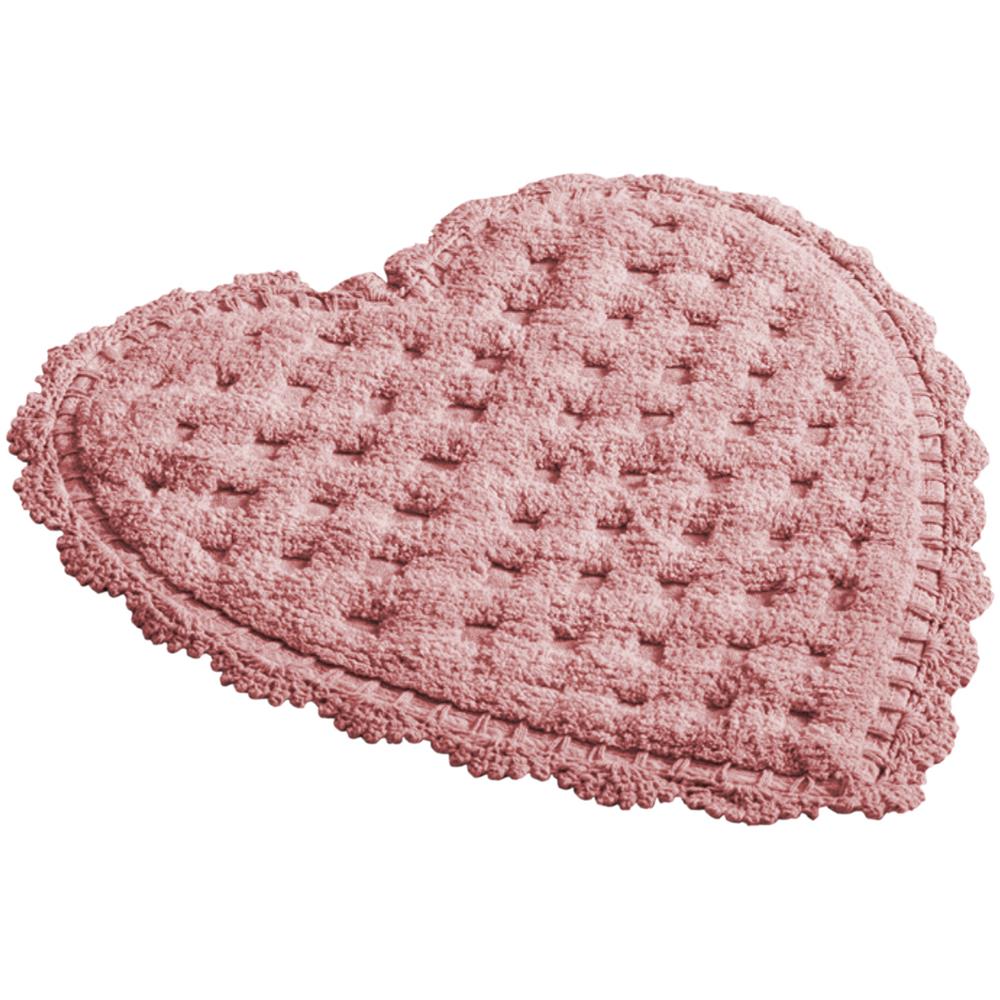 Tappeto Bagno Doccia Spugna Tappetino Assorbente Cotone Pelo Corto Mod. Giulietta Giulietta Rosa - Foto 1