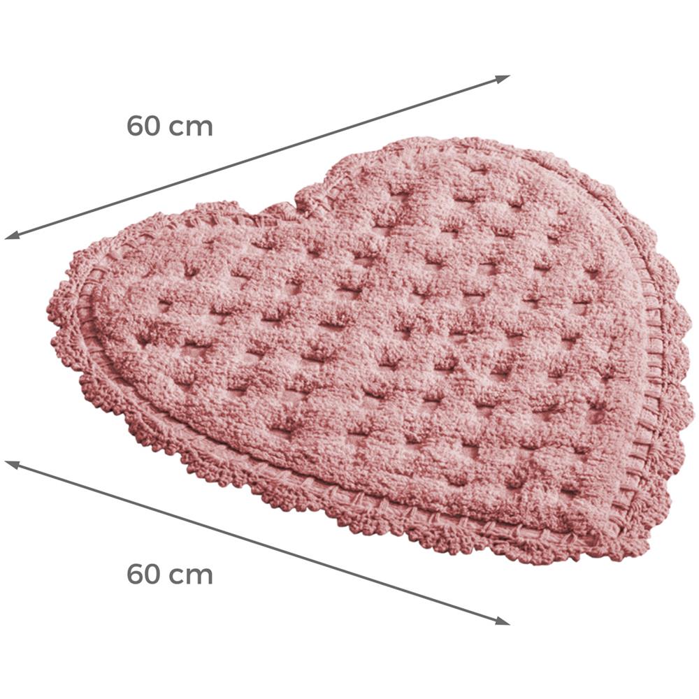 Tappeto Bagno Doccia Spugna Tappetino Assorbente Cotone Pelo Corto Mod. Giulietta Giulietta Rosa - Foto 5