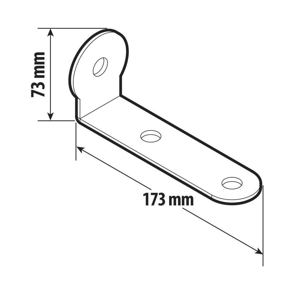 Staffa Per Antenna Cb, Versione Corta - Compatibile Per Iveco Eurocargo (10/91>) Solo Con Visiera Parasole - Foto 2