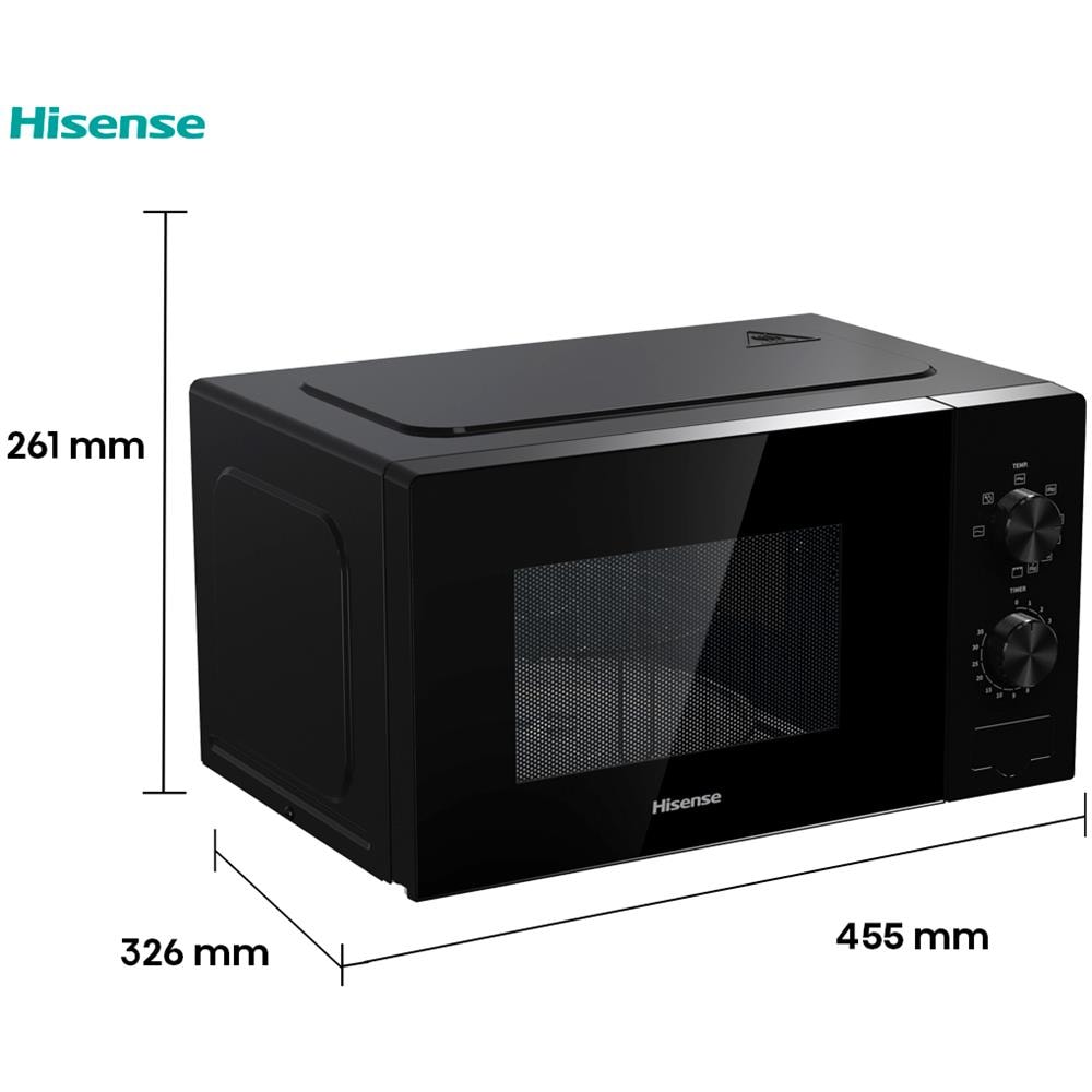 Forno a microonde H20MOBP1G Piana Microonde con grill, 20 L, 700 W, Colore Nero - Foto 8