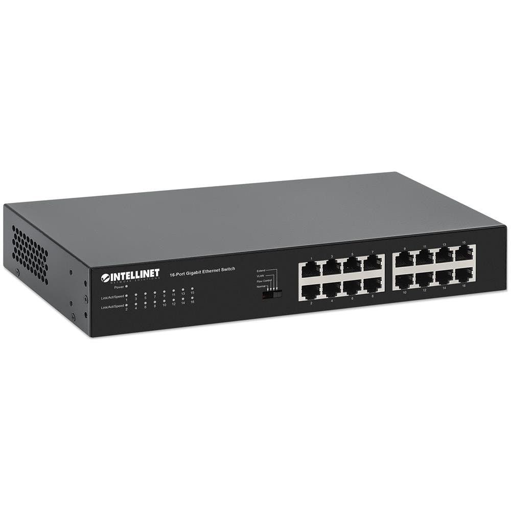 561815 switch di rete Gigabit Ethernet (10/100/1000) Nero - Foto 2