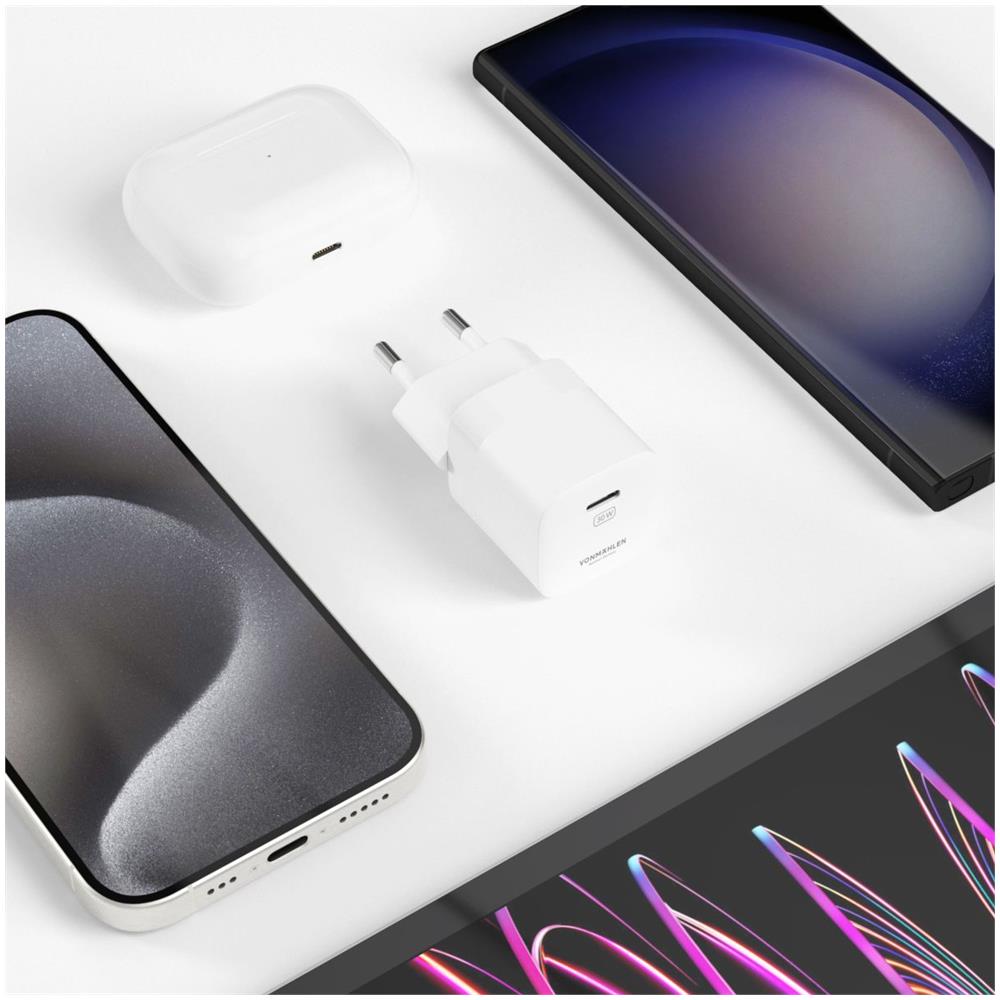 UTY00004 Caricabatterie per dispositivi mobili Universale Bianco AC Ricarica rapida Interno - Foto 6