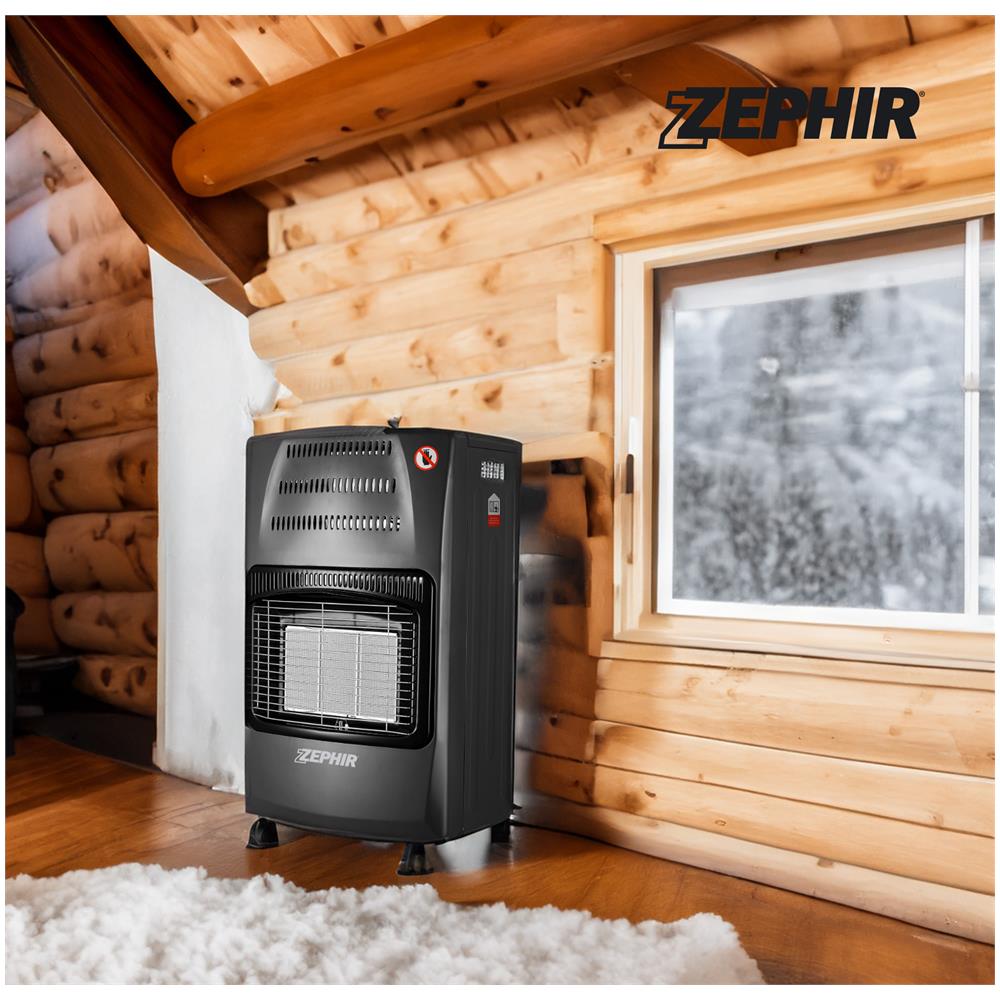 ZGS41200 stufetta elettrica Interno Nero 4200 W Riscaldatore ambiente elettrico a infrarossi - Foto 2