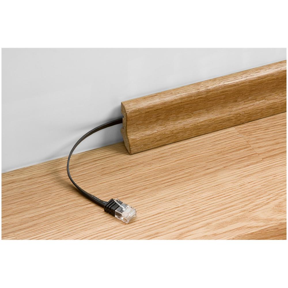 ICOC U6EB-FL-030WH - Cavo di Rete Patch Piatto in Rame Cat. 6 UTP 3m Bianco - Foto 4