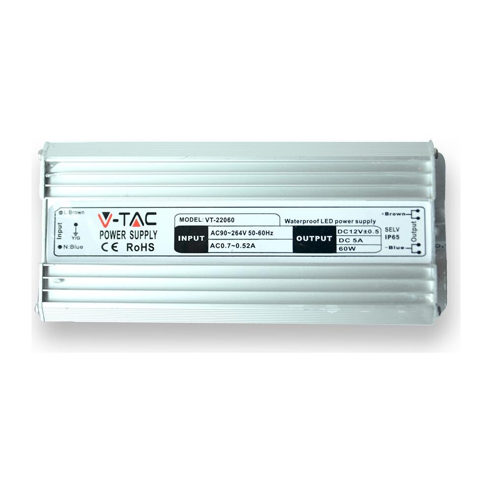 Alimentatore Strisce Led Impermeabile Esterno 12 Vt-22120 3093 - Foto 1