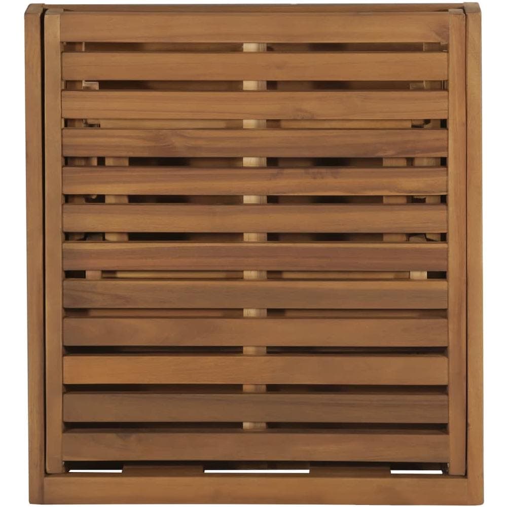 Lettino Prendisole Pieghevole in Legno Massello di Acacia - Foto 7