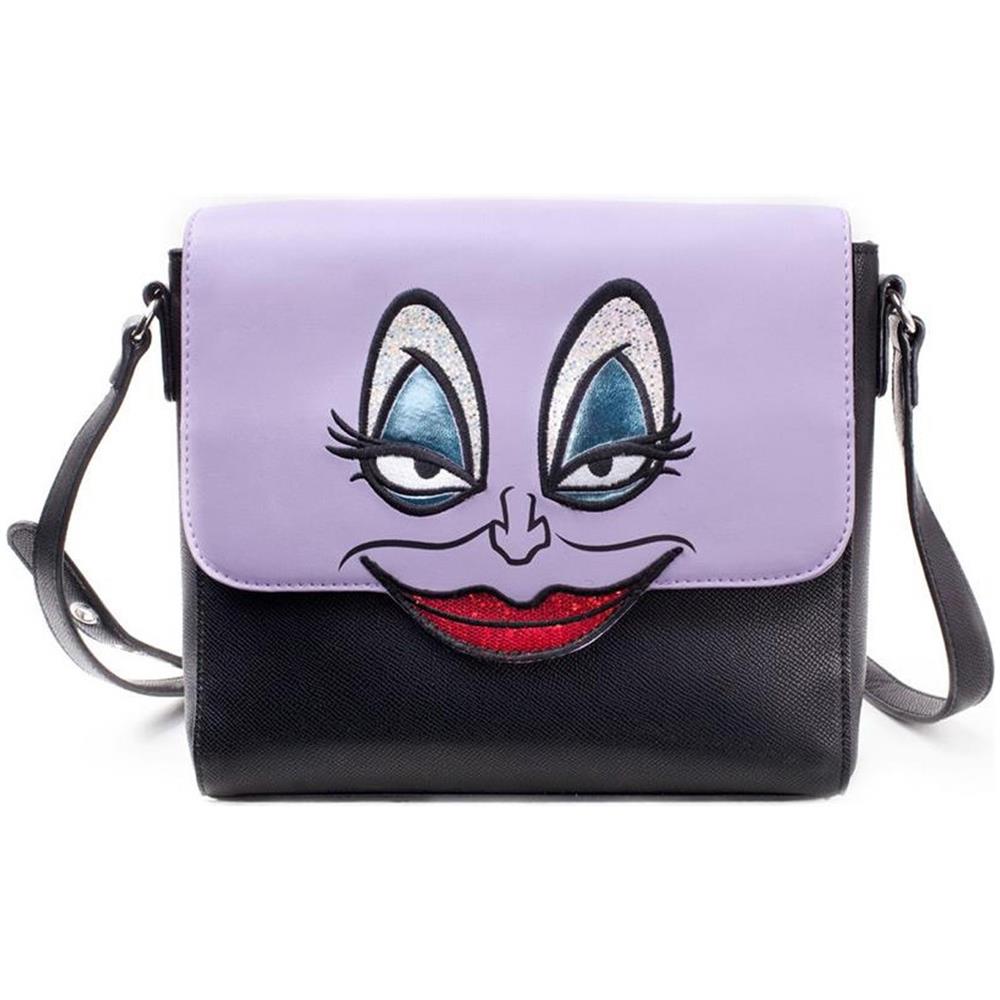 Borsetta Donna Disney Little Mermaid Ursula Croco Nero (default, Nero) - Foto 1