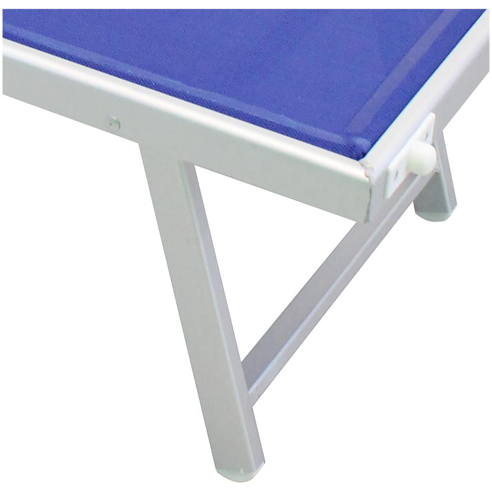 Hugo - Lettino Mare Prendisole Pieghevole In Alluminio Con Tettuccio - Foto 3