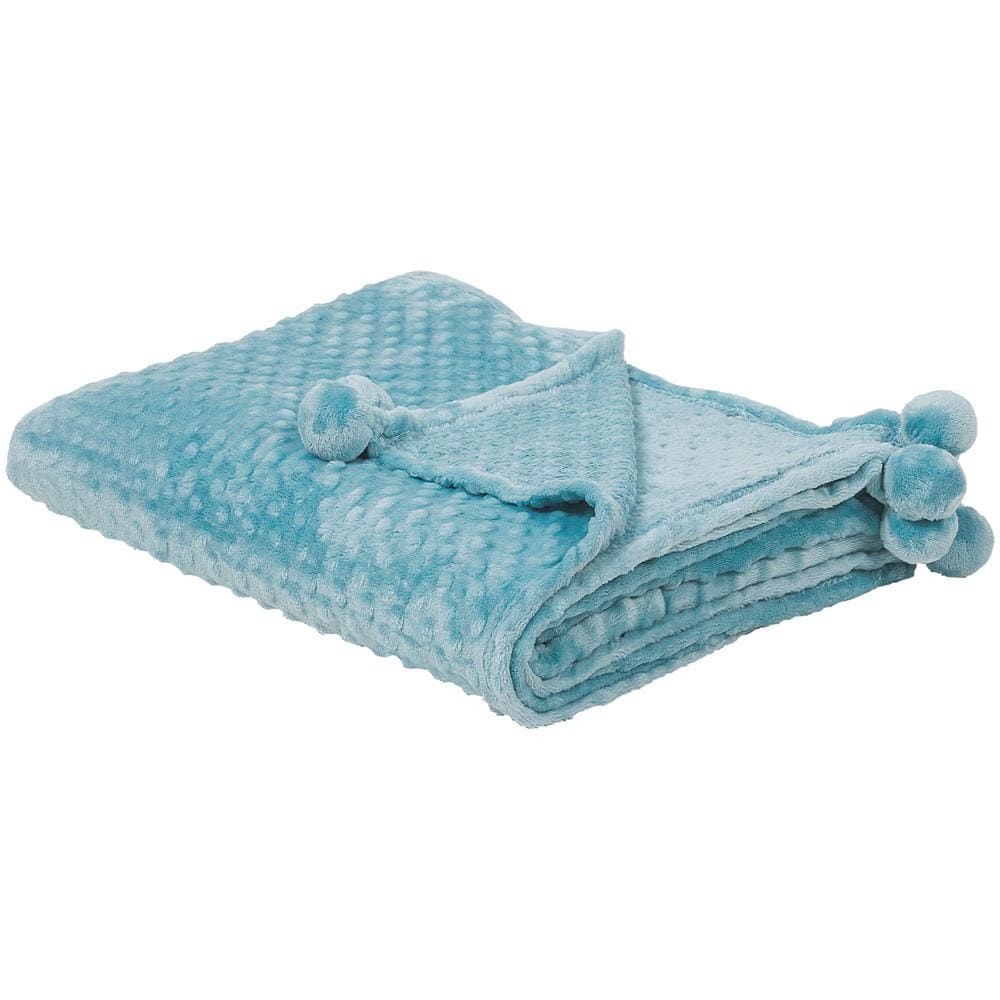 Coperta Color Azzurro 200 X 220 Cm Samur - Foto 1