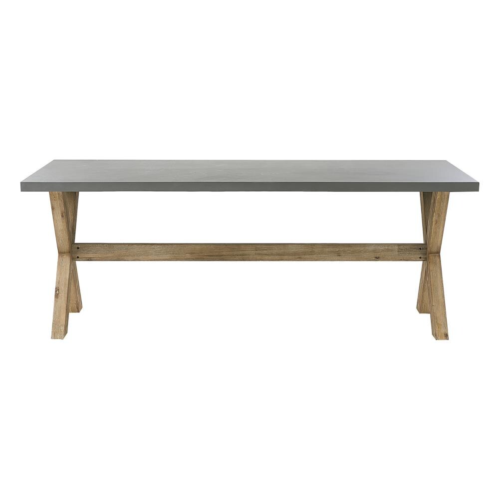 Set Da Giardino In Finto Cemento Con 2 Panche E 2 Sgabelli Grigio Olbia - Foto 2