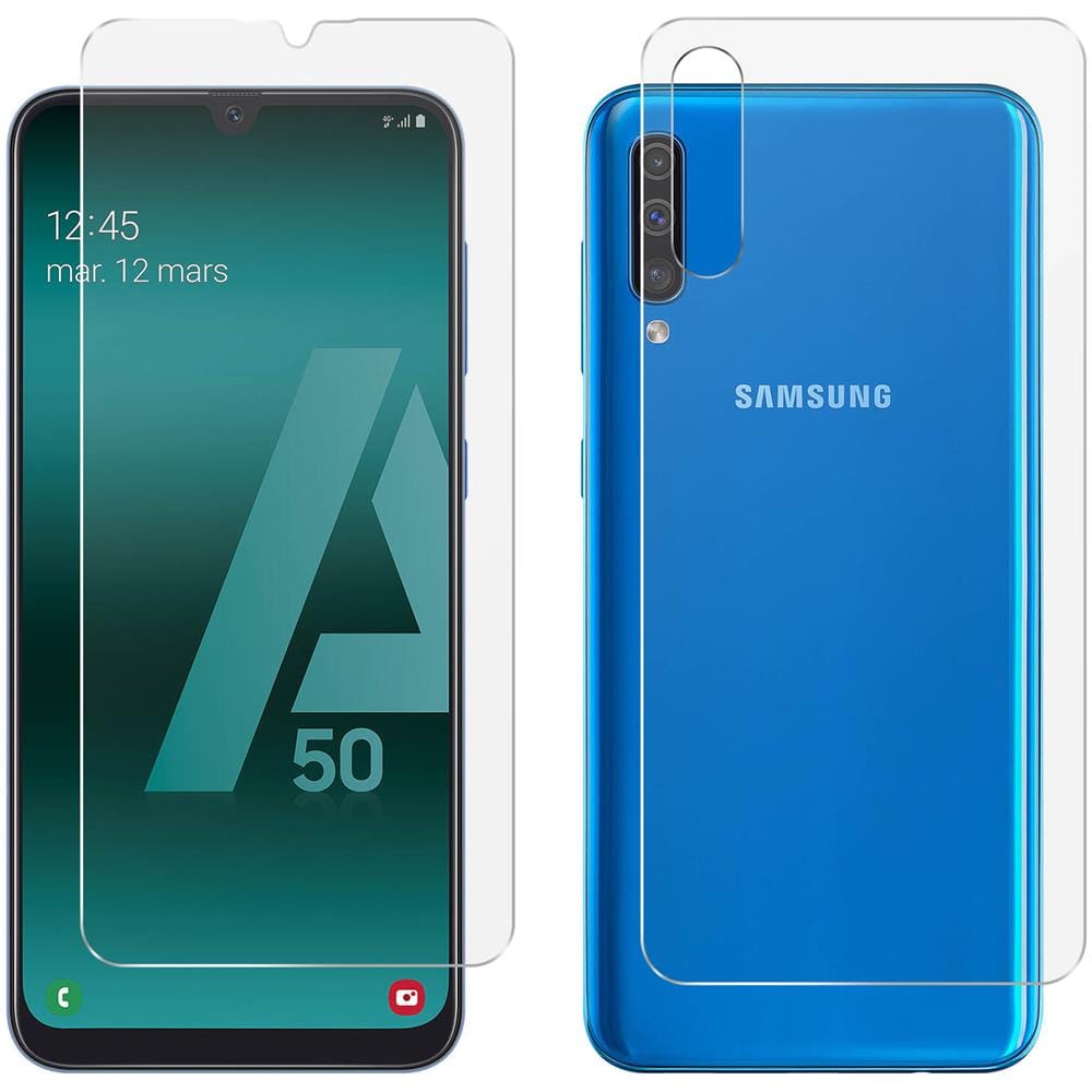 Pellicole Antibatteriche Frontale E Posteriore Per Samsung Galaxy A50 / A30s - Foto 1