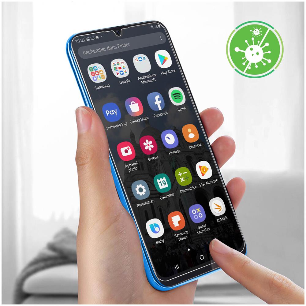 Pellicole Antibatteriche Frontale E Posteriore Per Samsung Galaxy A50 / A30s - Foto 5