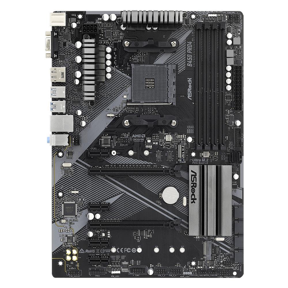Scheda Madre B450 Pro4 R2.0 Socket AM4 Chipset B450 ATX - Foto 2
