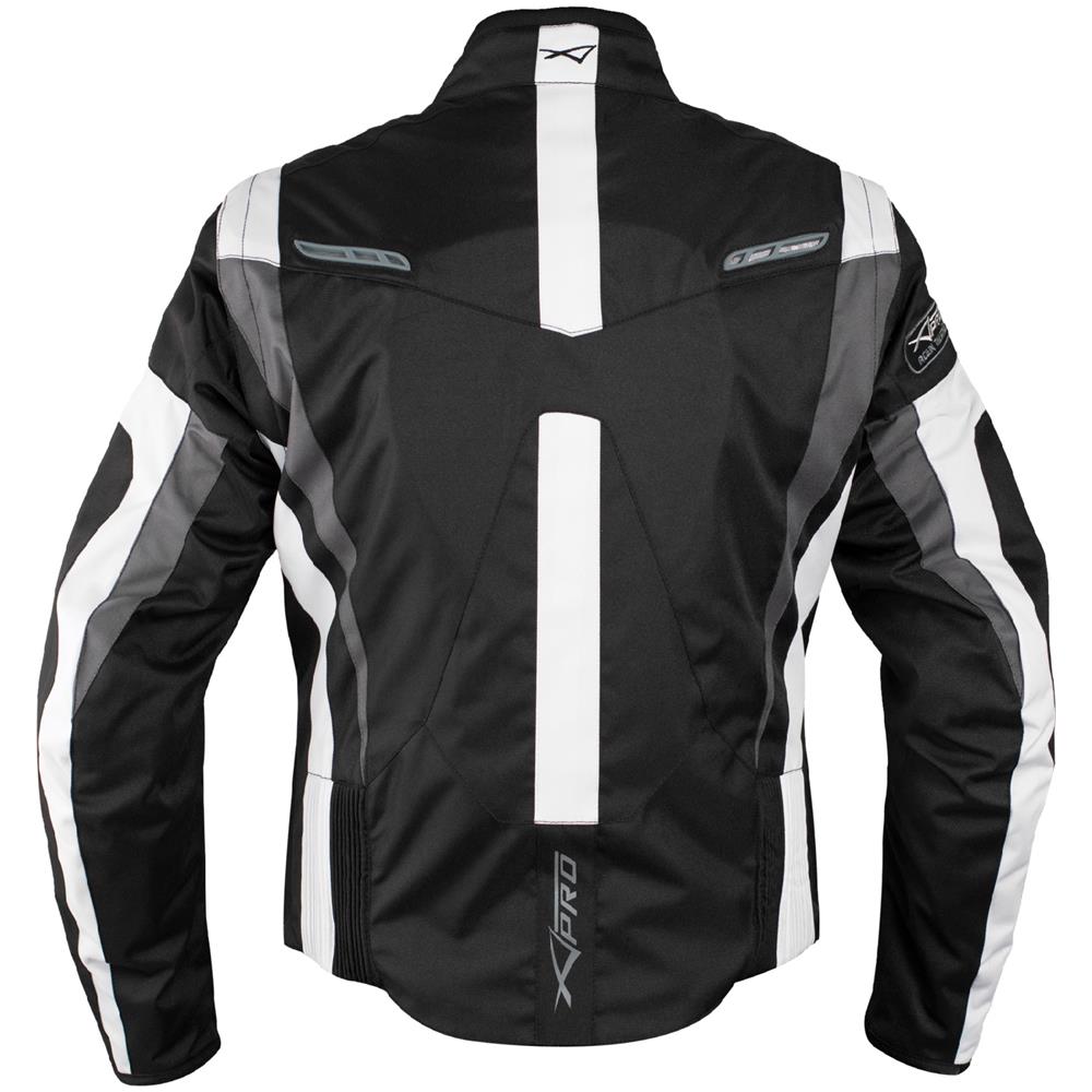 Giacca Lady Donna Tessuto Cordura Moto Protezione Manica Staccabile Bianco Xxl - Foto 2