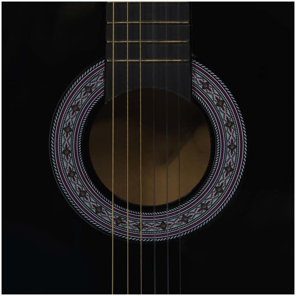 Set Chitarra Classica 8 pz per Principianti Nera 3/4 36"" - Foto 2