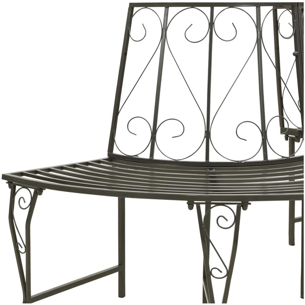 Panchina Semicircolare per Albero 160 cm in Acciaio - Foto 2