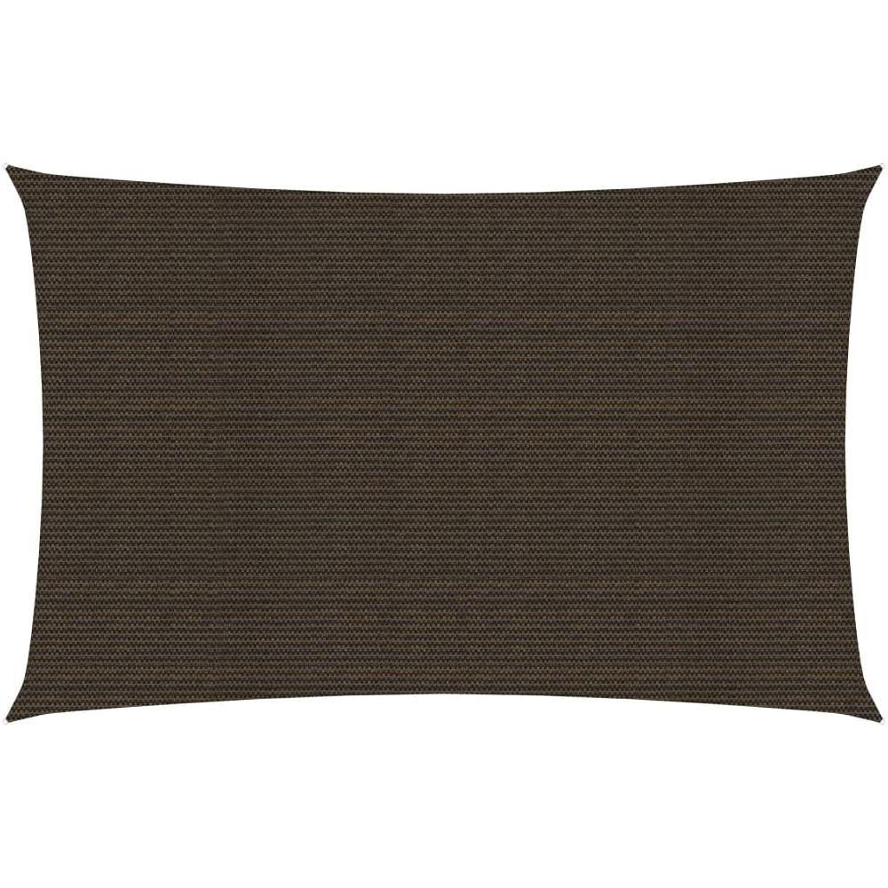 Vela Parasole 160 g / m² Marrone 4x7 m in HDPE - Foto 1
