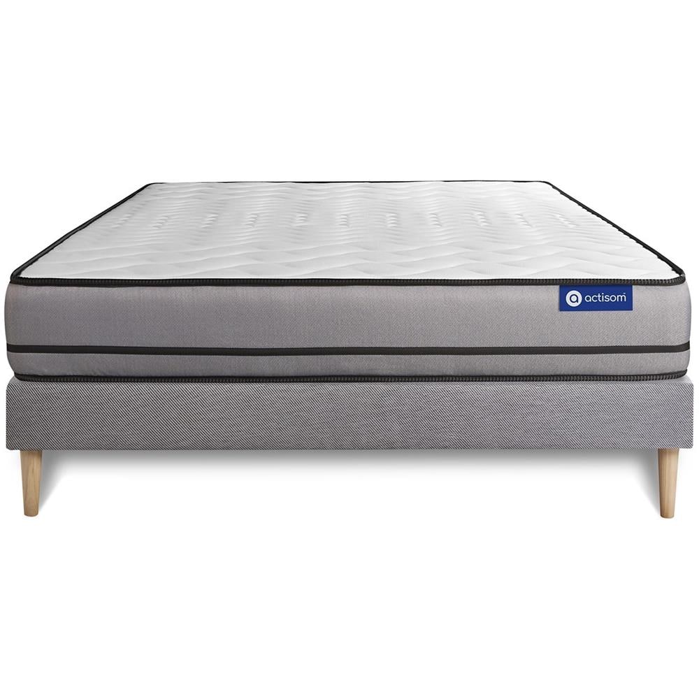 Kit Rete E Materasso Matrimoniale Actimemo Night 180x220cm - Spessore : 20cm- Memory Foam- Molto Rigido - Foto 1