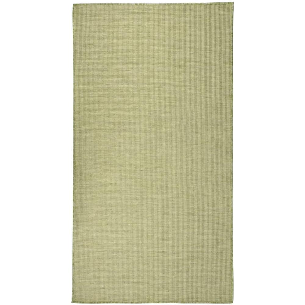 Tappeto Da Esterni A Tessitura Piatta 80x150 Cm Verde - Foto 1