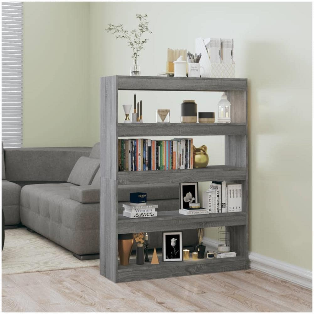 Libreria / divisorio Grigio Sonoma 100x30x135 Cm - Foto 1