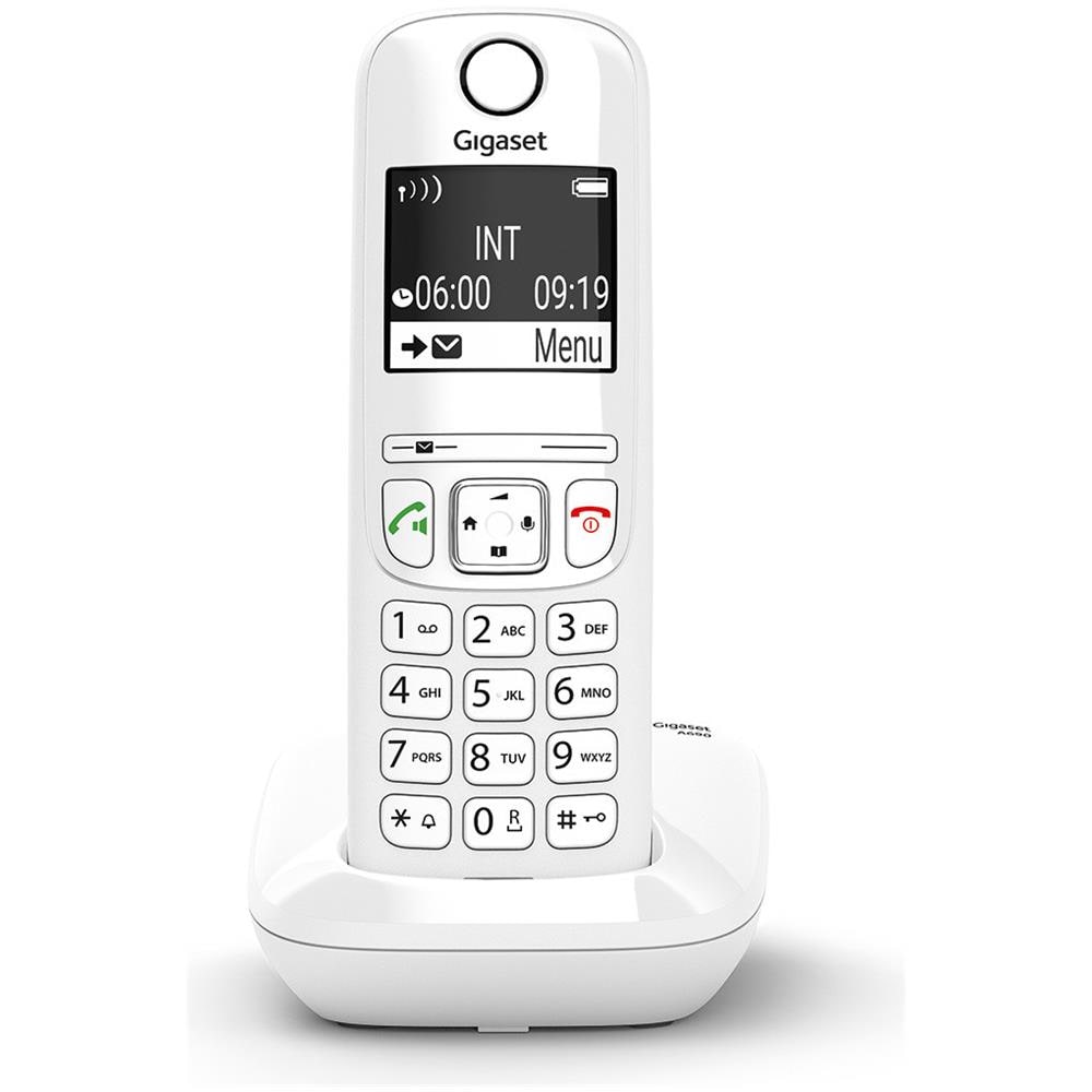 AS690 Telefono Fisso Cordless con DECT / Segreteria Tetefonica Colore Bianco - Foto 2